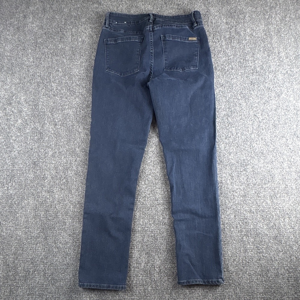 White House Black Market The Slim Ankle High-Rise Jeans Dark Wash - Size 4
